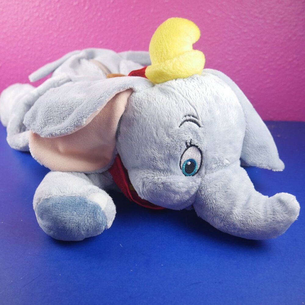 Disney Dumbo Plush Purse Bag 12" Zippered w/ Handles Soft Stuffed